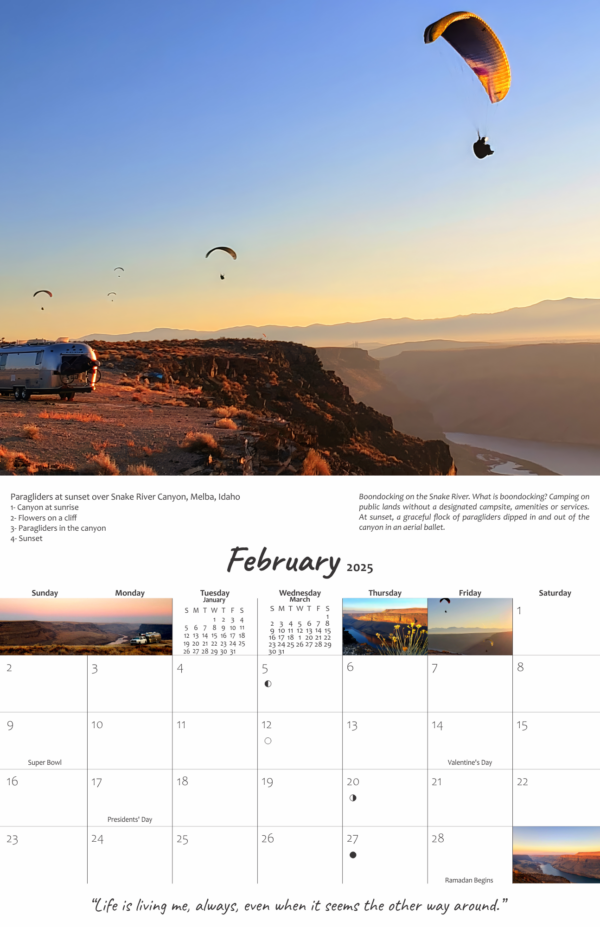 Calendar February